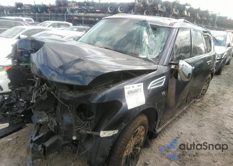 2017 Nissan Armada Platinum from USA, damaged, VIN JN8AY2NFXH9300551